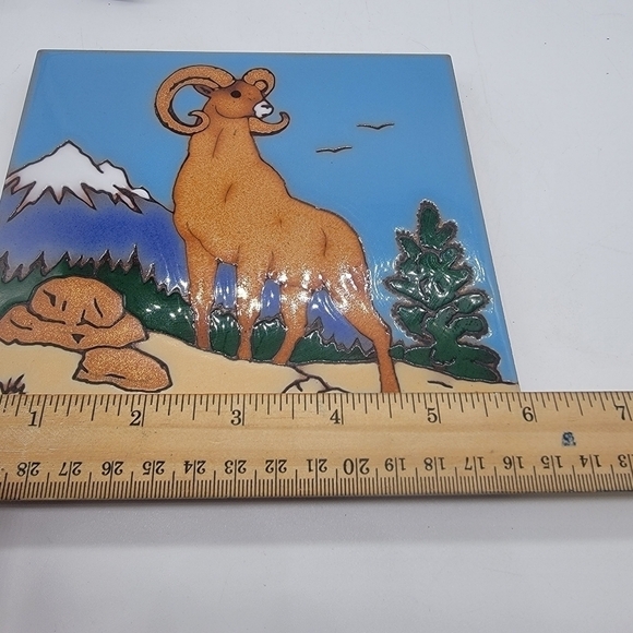 VINTAGE Leone Kuhne Earthtones tile - Picture 6 of 7